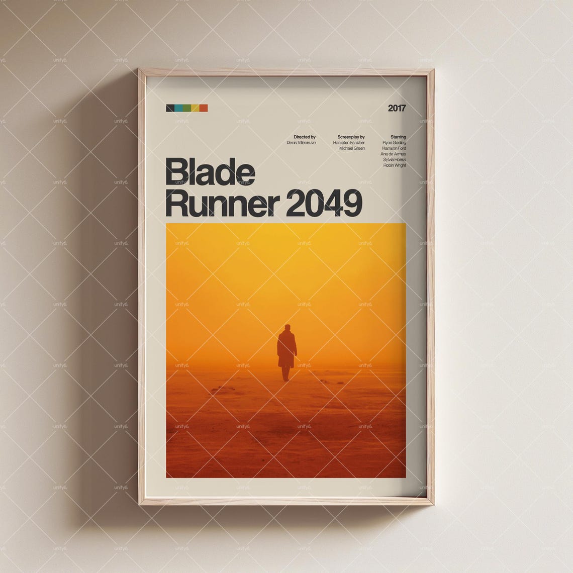 Blade Runner 2049 2017 Villeneuve Sci Fi Classic Movie Poster