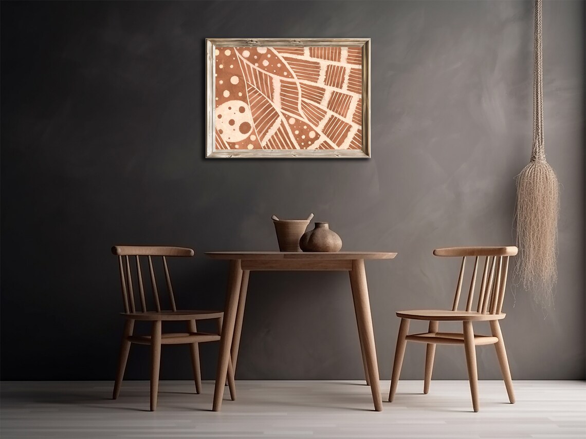 Bohem Wall Art, Boho Abstract Modern Art - Image 3