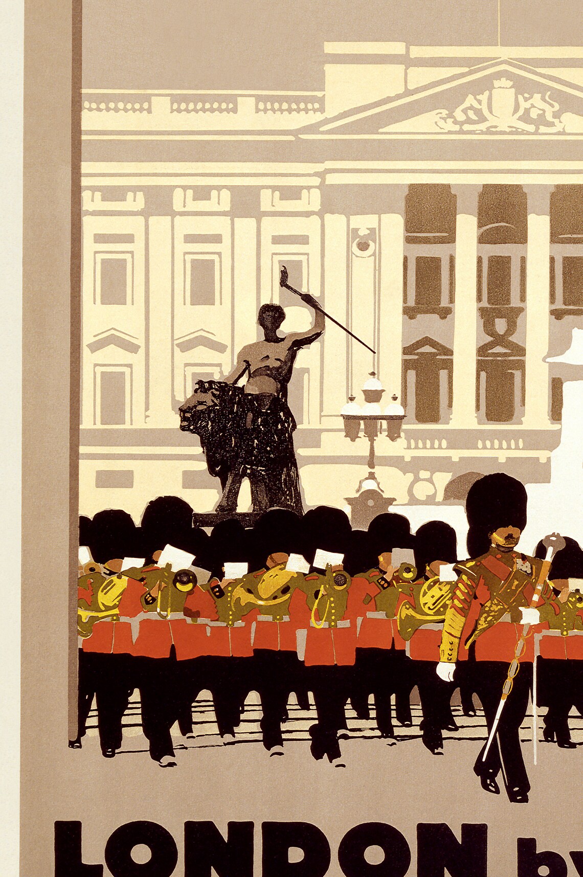 Vintage London North Eastern Railway Travel Poster