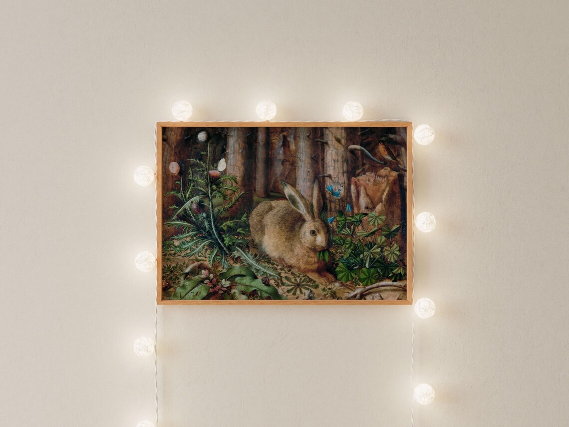Durer Young Hare Classic Renaissance Nature Study Fine Art Print - Image 2