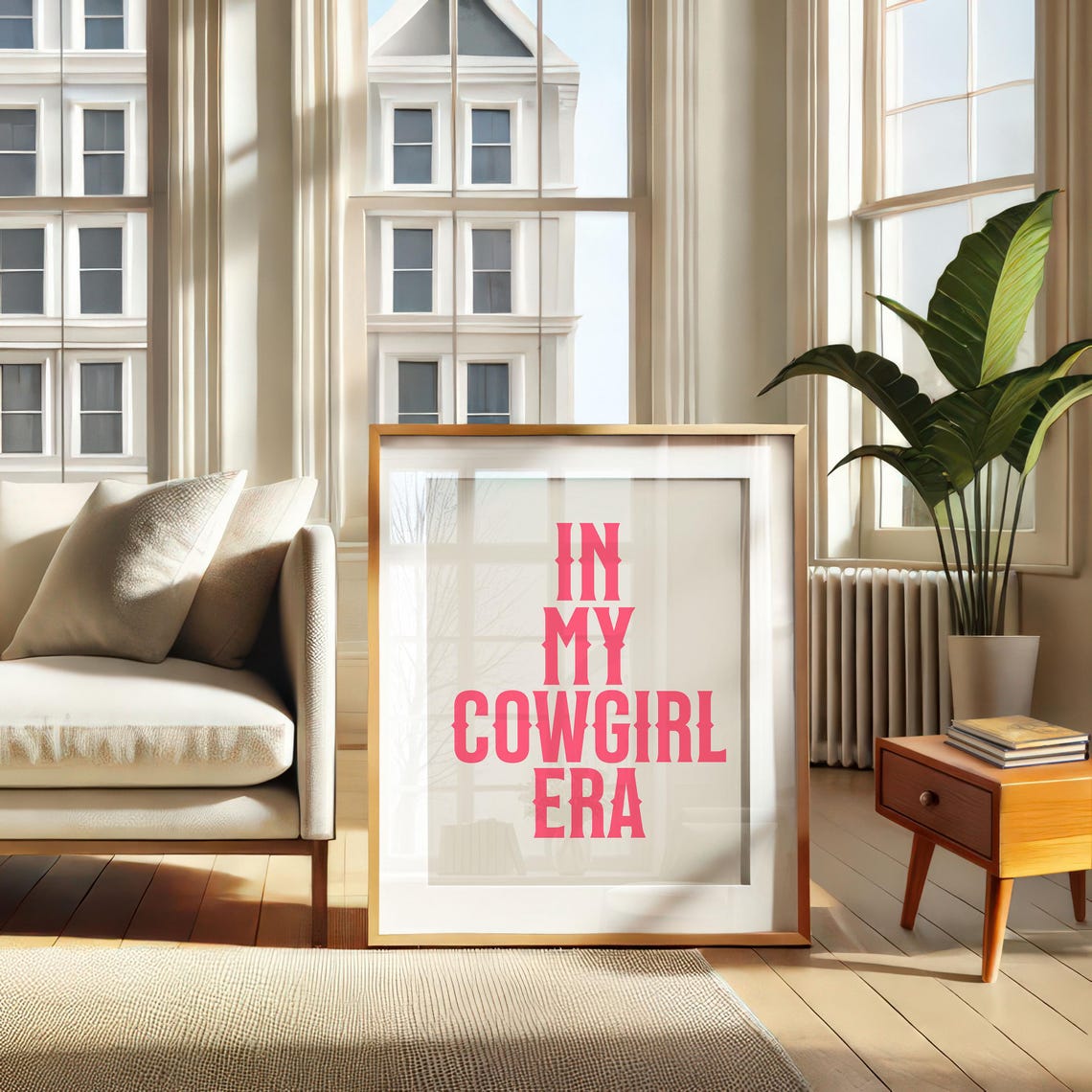 In My Cowgirl Era, Typography Art Print - Image 2