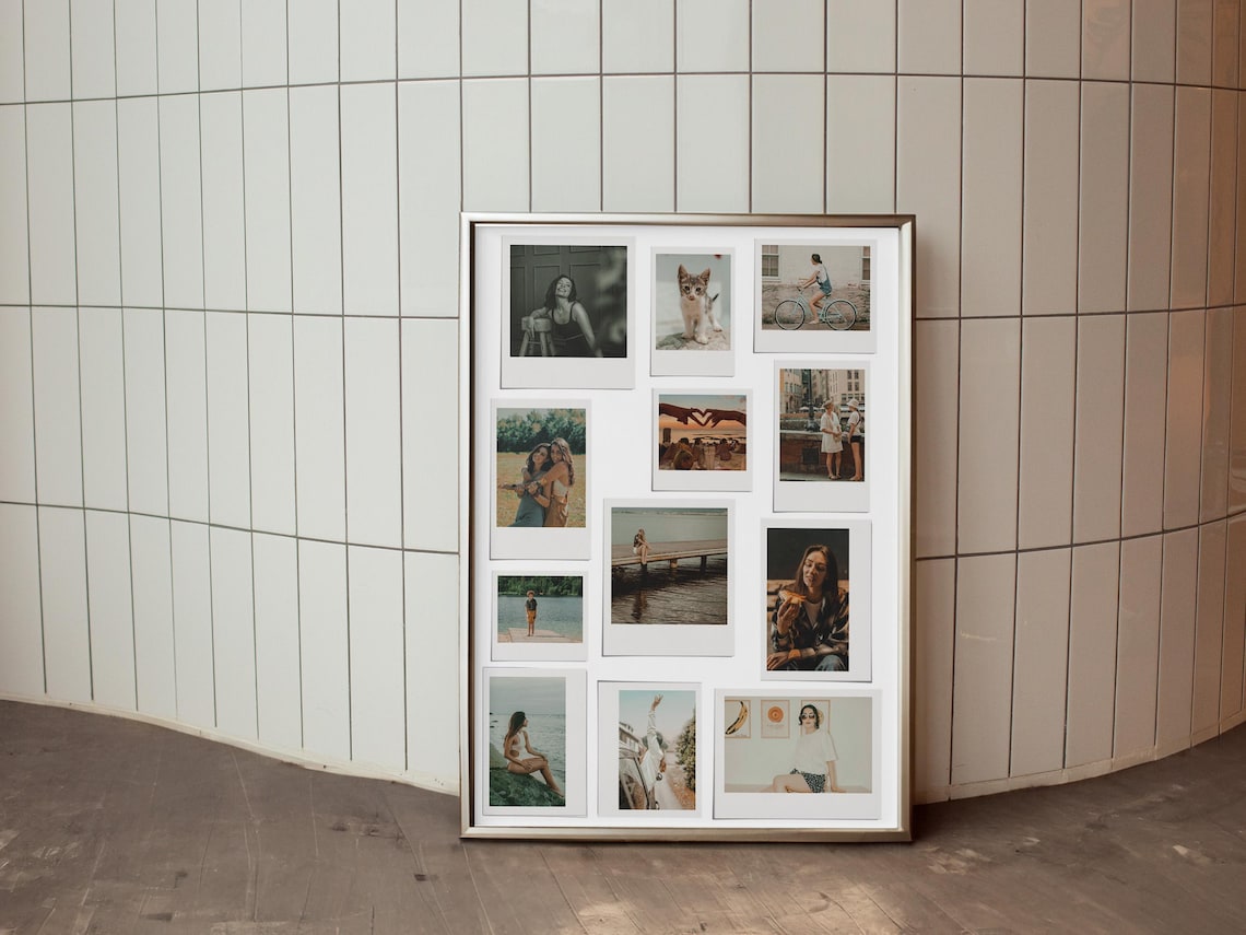 Custom Polaroid Collage, Retro Memory Art Print - Image 4