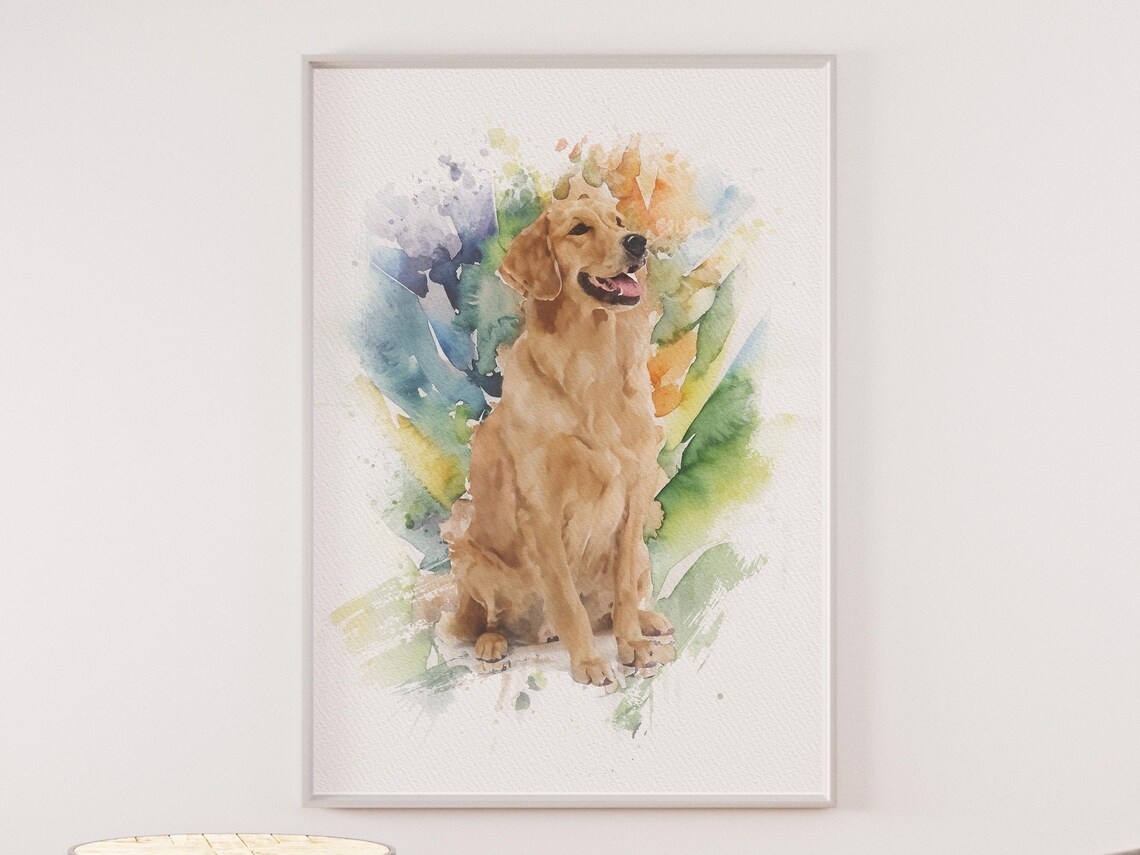 Dalmatian Watercolor Dog Portrait Lavender Wash Pet Art Print - Image 3