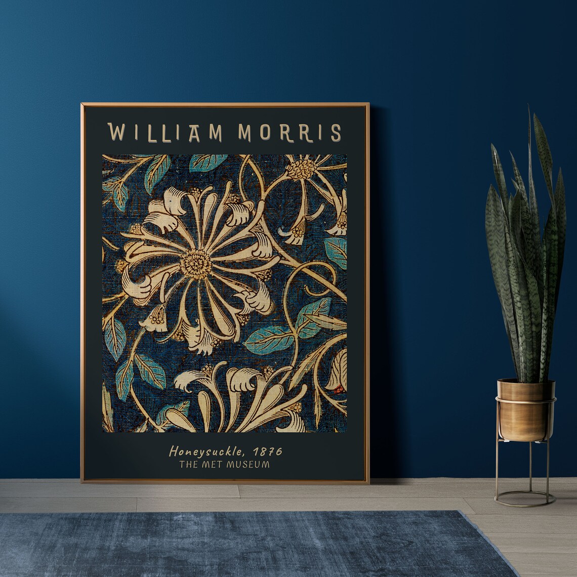 William Morris Floral Vintage Nouveau Art Print