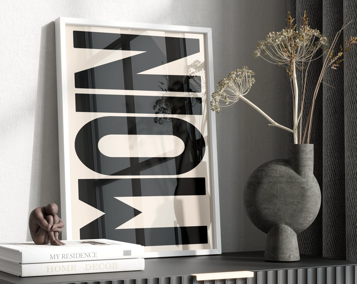 Moin Poster, Minimalist German Hello Art Print - Image 3