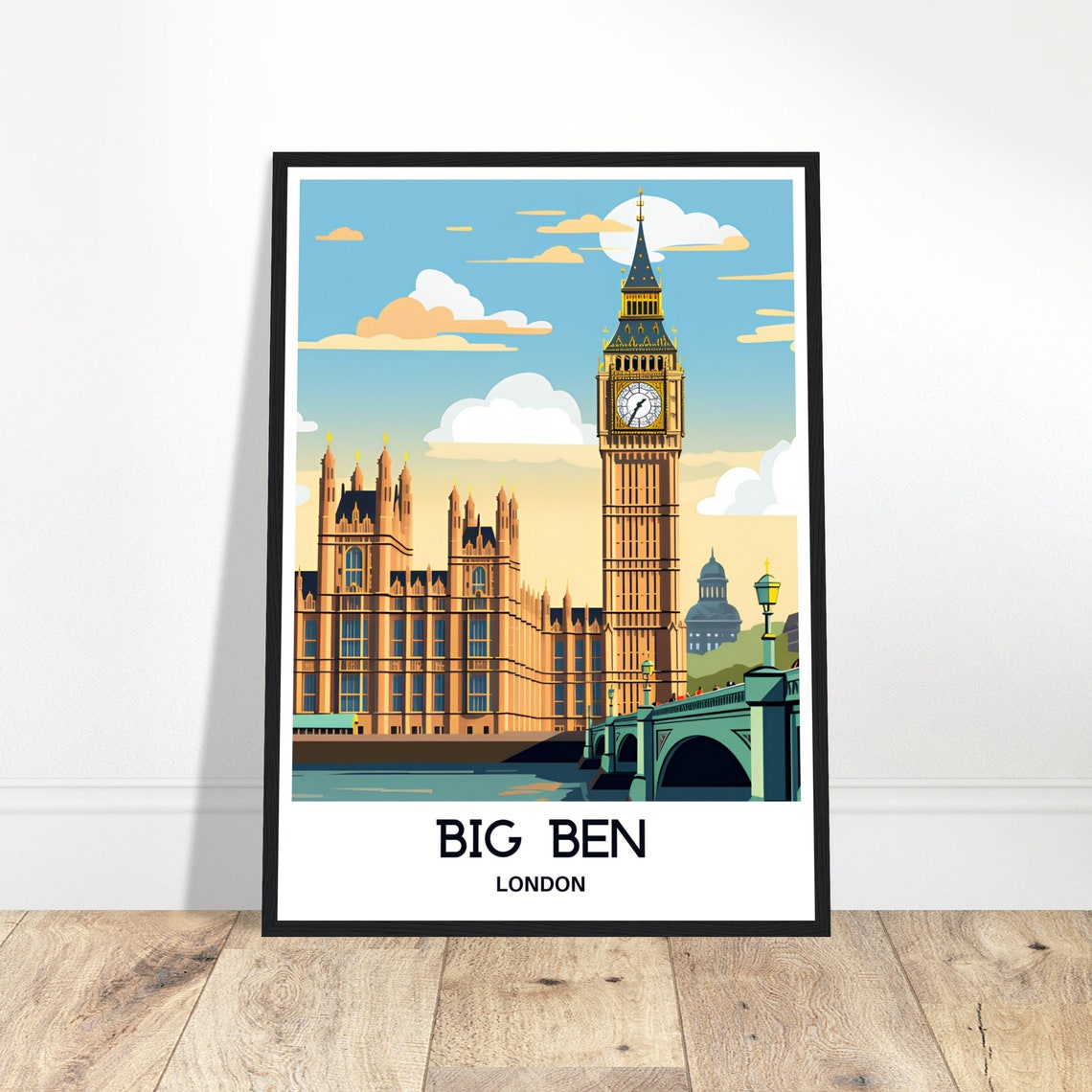 Big Ben Poster Big Ben Print London Travel Poster London Travel Print London Travel Gift London Art Gift London Art Print London Lover Gift