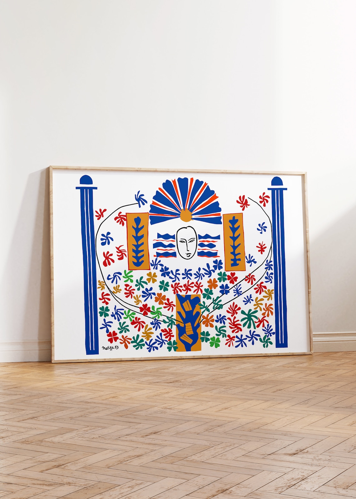 Matisse Apollo Exhibition Poster, Art Print