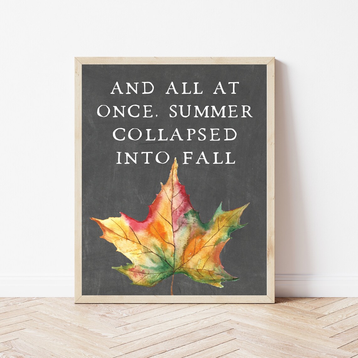 Farmhouse Fall Decor, Halloween Wall Art Print