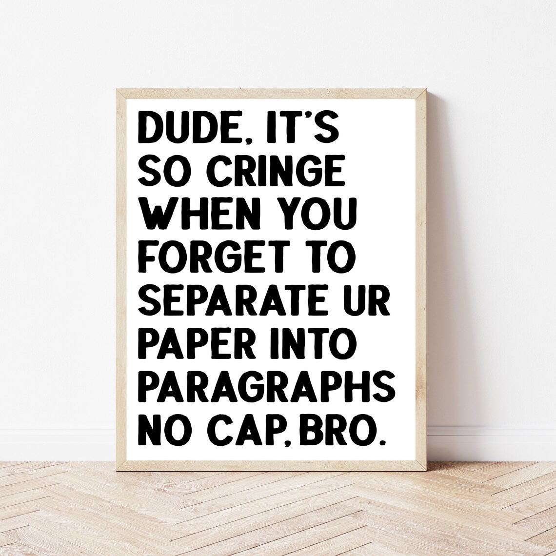 English Classroom Grammar Sign, Language Arts Poster