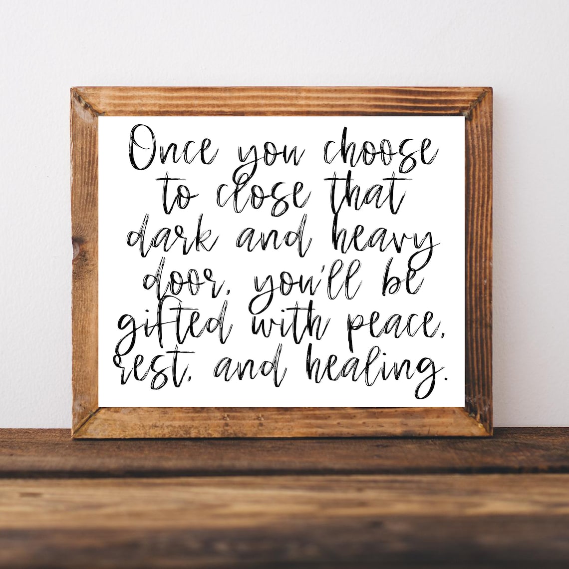 Therapy Wall Decor Therapist Quotes Office Art Print