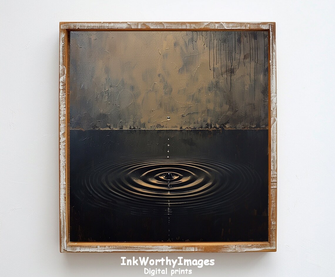 Abstract Water Drop Eye, Minimalist Contemporary Art - Image 5