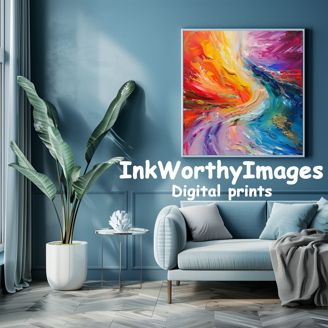 Dynamic Abstract - Contemporary Travel Poster - Image 2