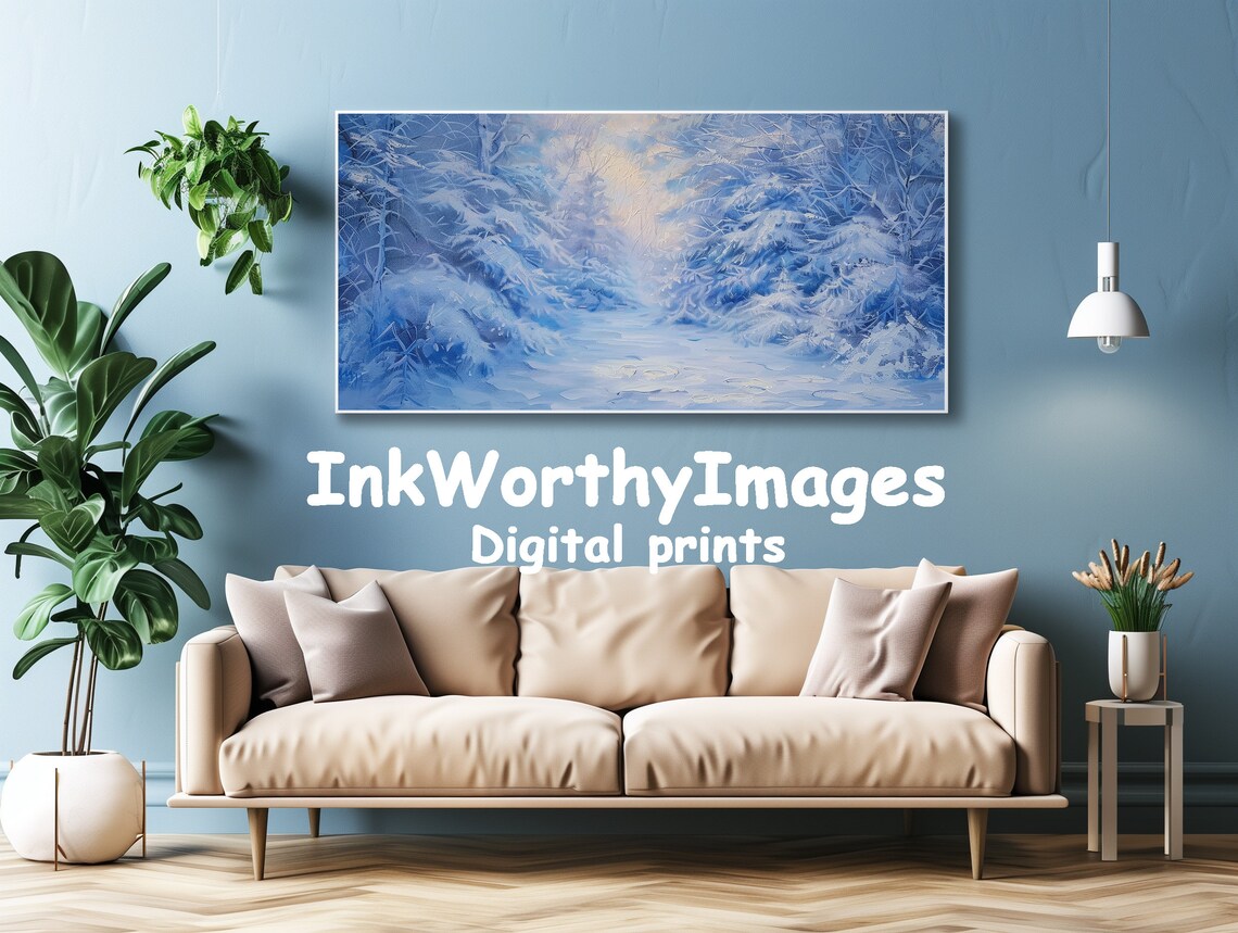 Winter Wonderland - Contemporary Travel Poster - Image 4