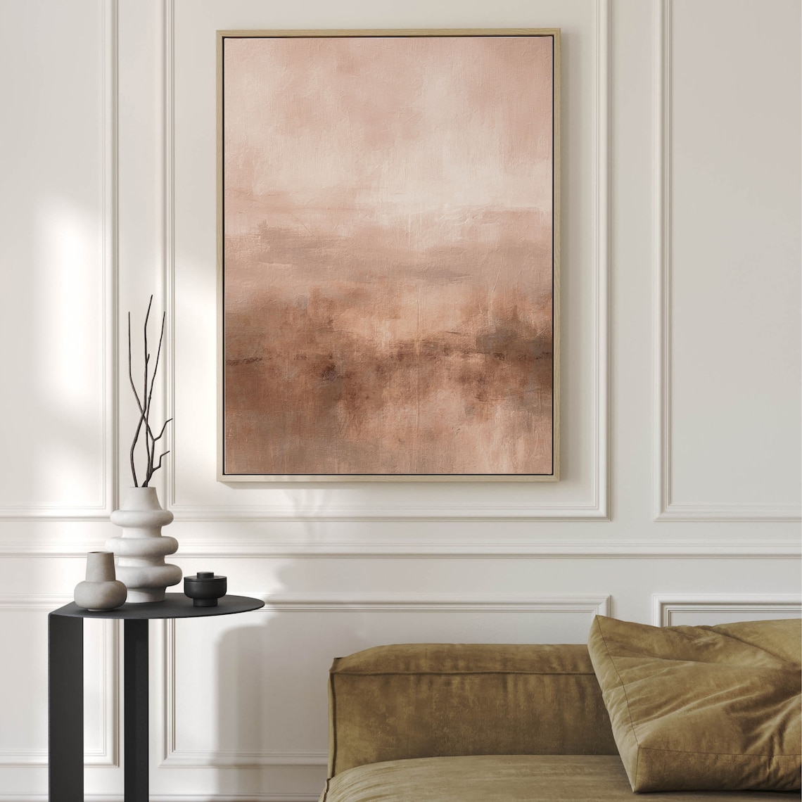 Terracotta Minimalist Abstract Art Print, Modern Decor - Image 2