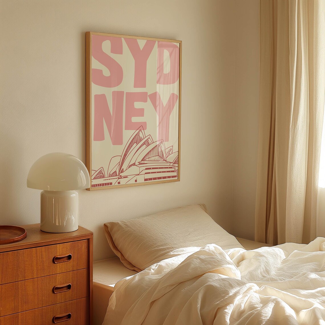 Sydney Vintage Travel Poster, Minimalist Wall Art - Image 3