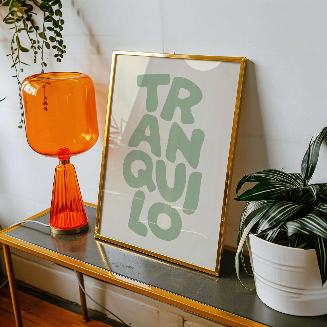 Tranquilo Vacation Vibes Poster Print, Coastal Boho Decor - Image 3