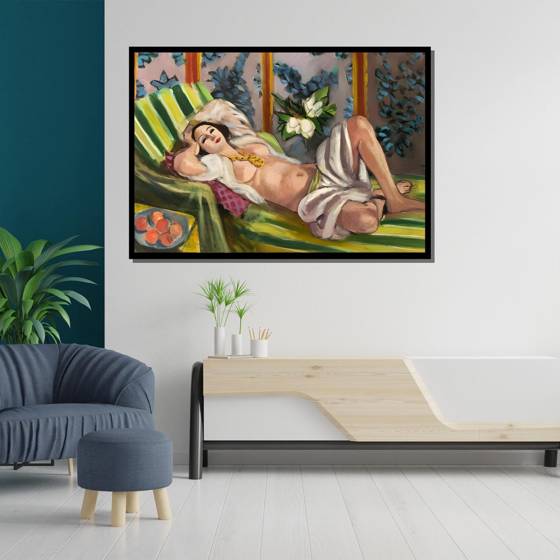 Henri Matisse Odalisque With Magnolias Reclining Woman Poster - Image 5