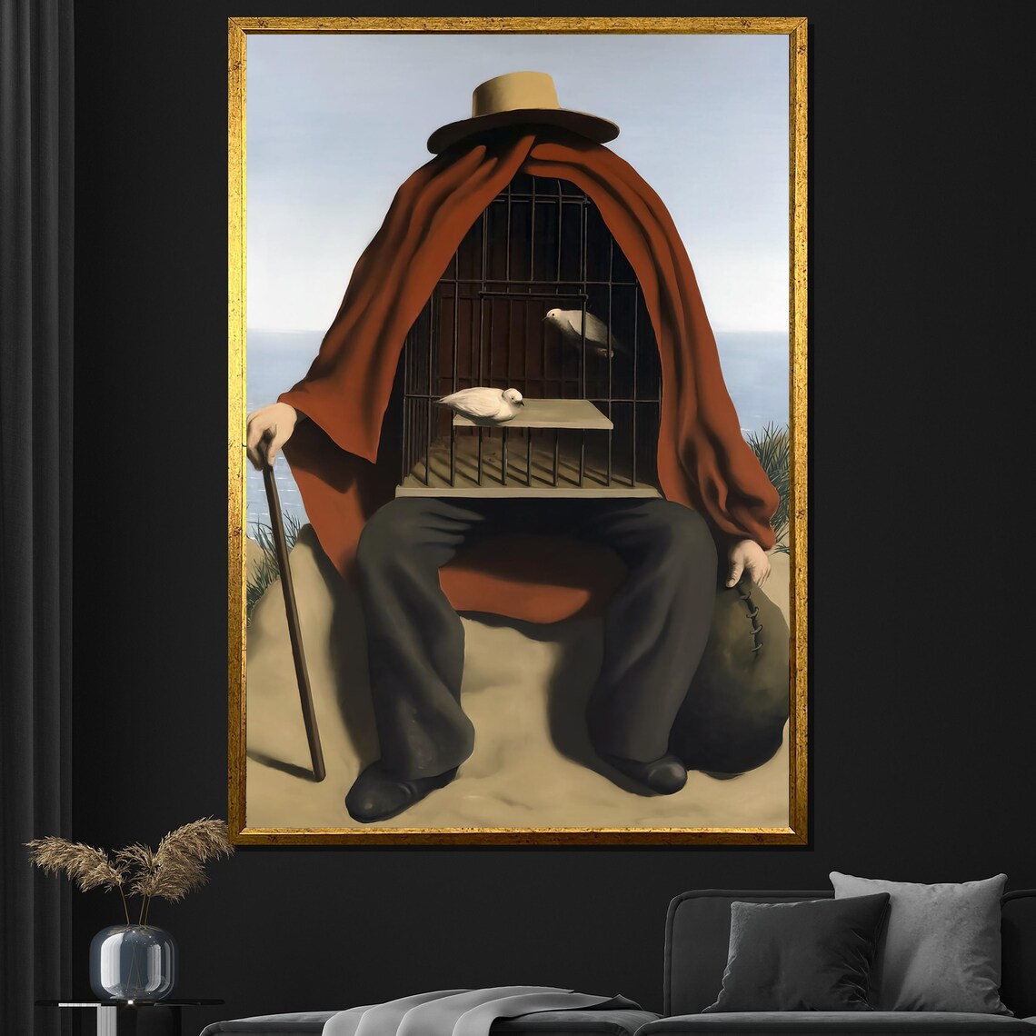 Ren Magritte The Therapist Surrealist Art Print