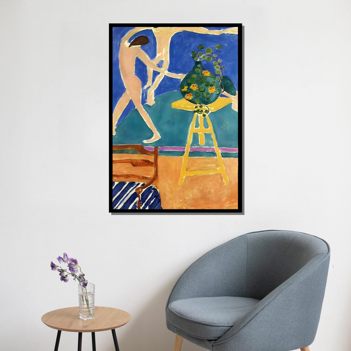 Henri Matisse The Painter And His Model Painting Colorful Wall Art Famous Artist Print Classic Gift - Image 5