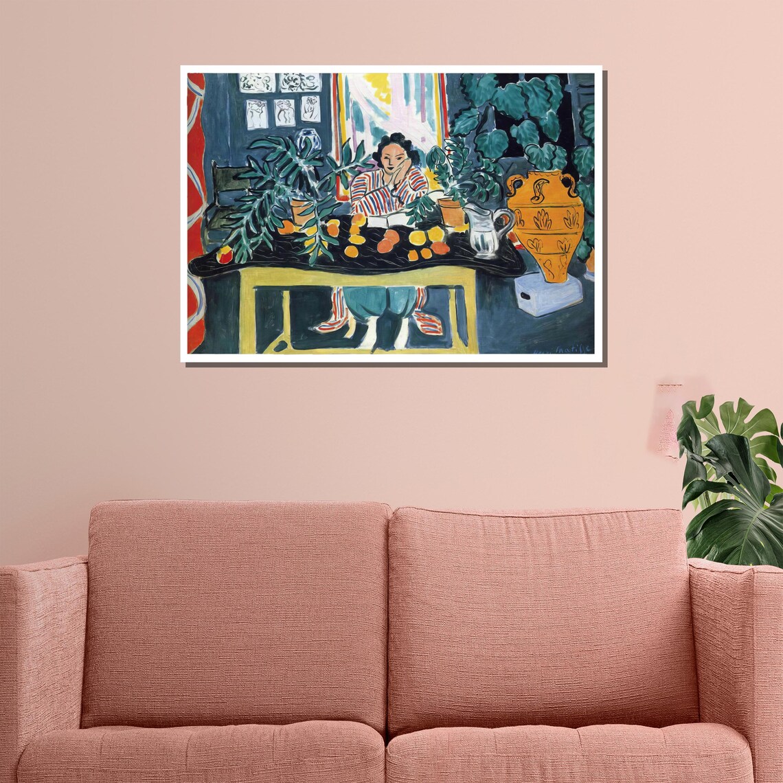Henri Matisse Woman Reading Fauvist Colorful Interior Art Poster - Image 3