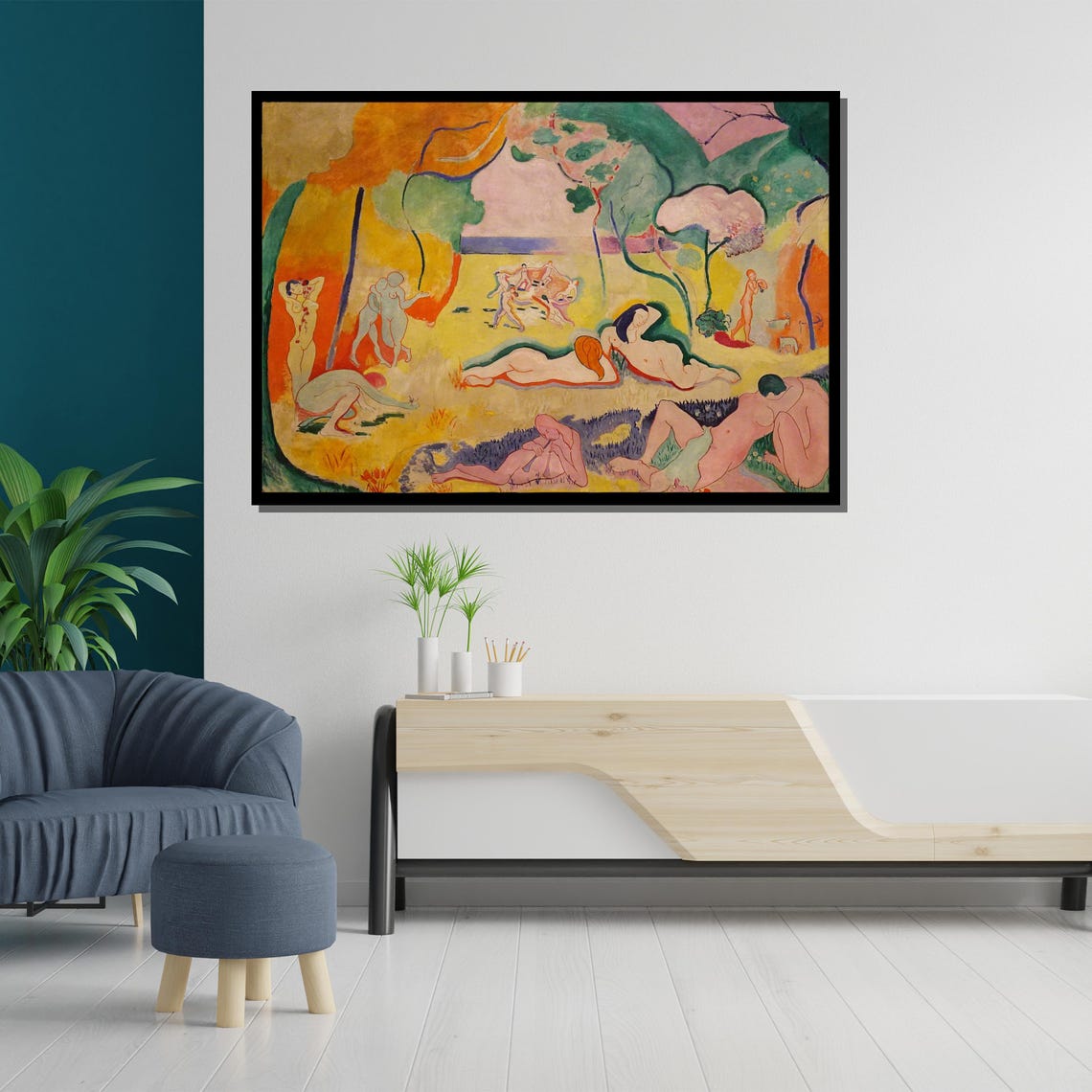 Henri Matisse The Joy Of Life Fauvist Landscape Classic Print - Image 5