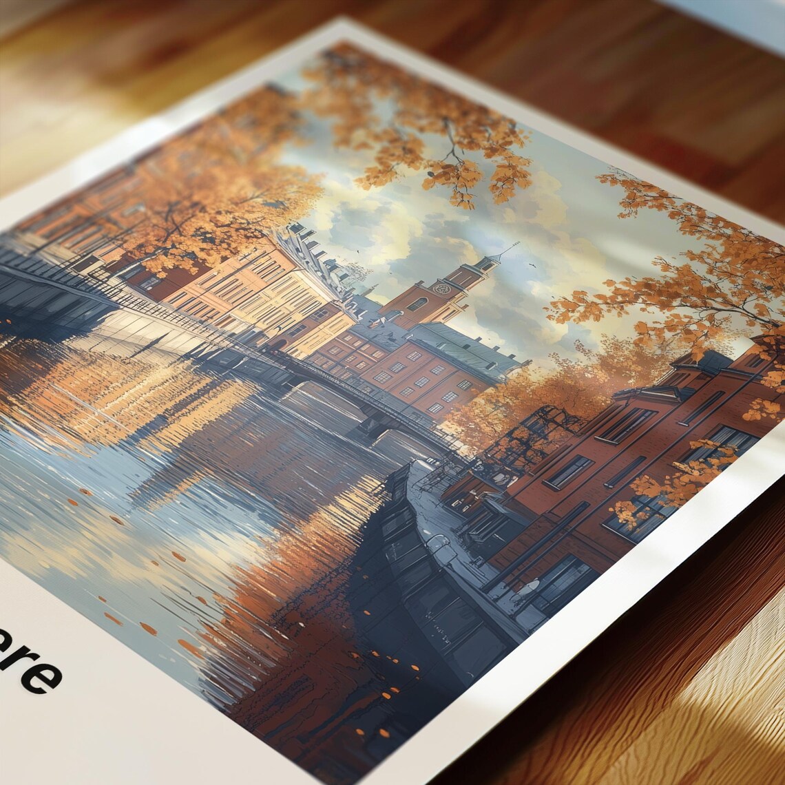 Tampere Travel Poster, Finland Wedding Gift - Image 2