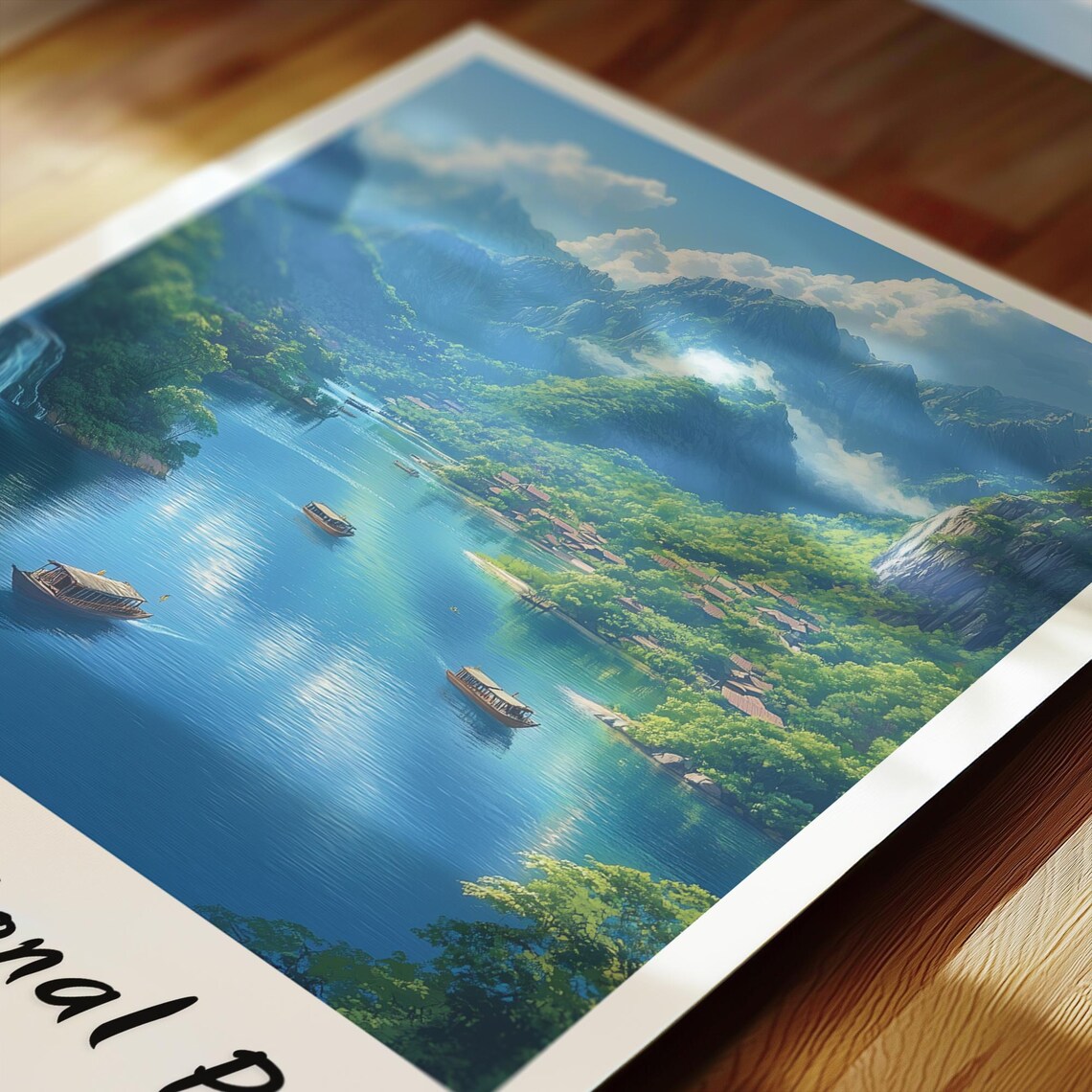 Ba Be National Park Vietnam Travel Poster - Image 2