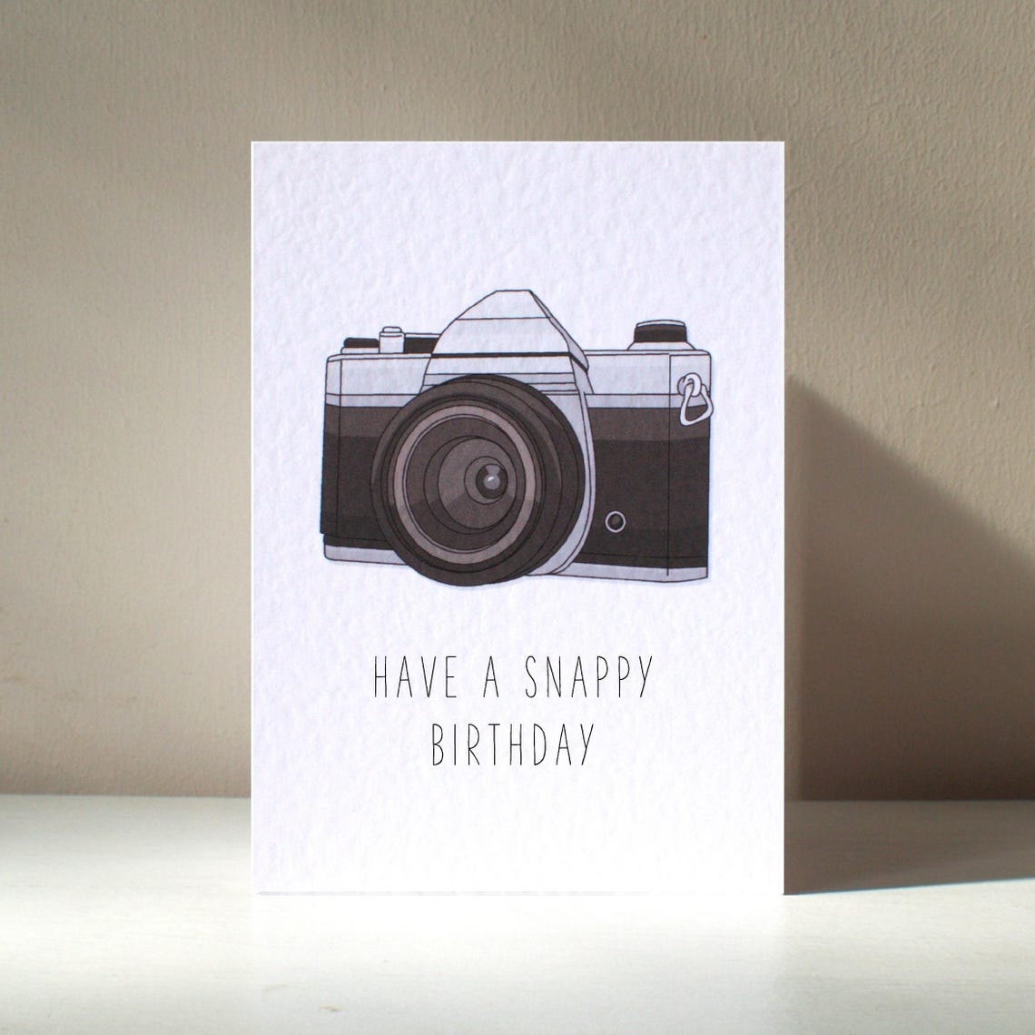 Photographer Have A Snappy Birthday Vintage Film Camera Poster