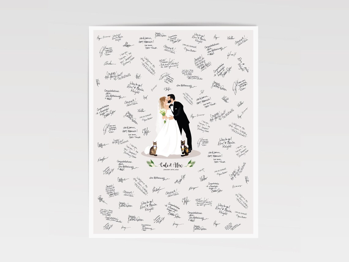 Wedding Guestbook Alternative, Portrait Print - Image 5
