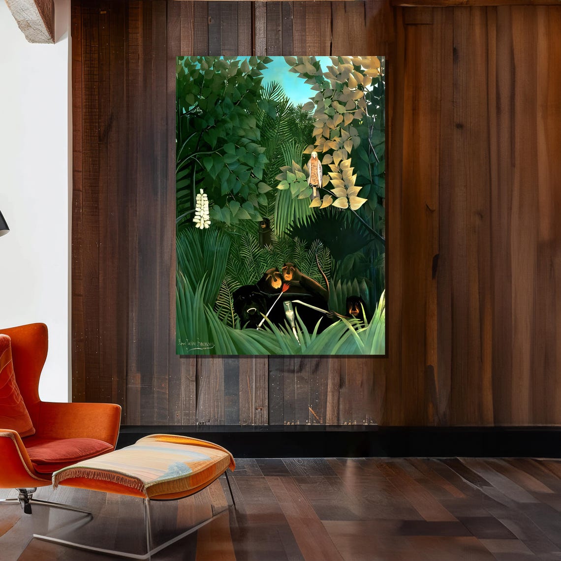 Henri Rousseau The Dream Jungle Night Scene Classic Art Poster - Image 2