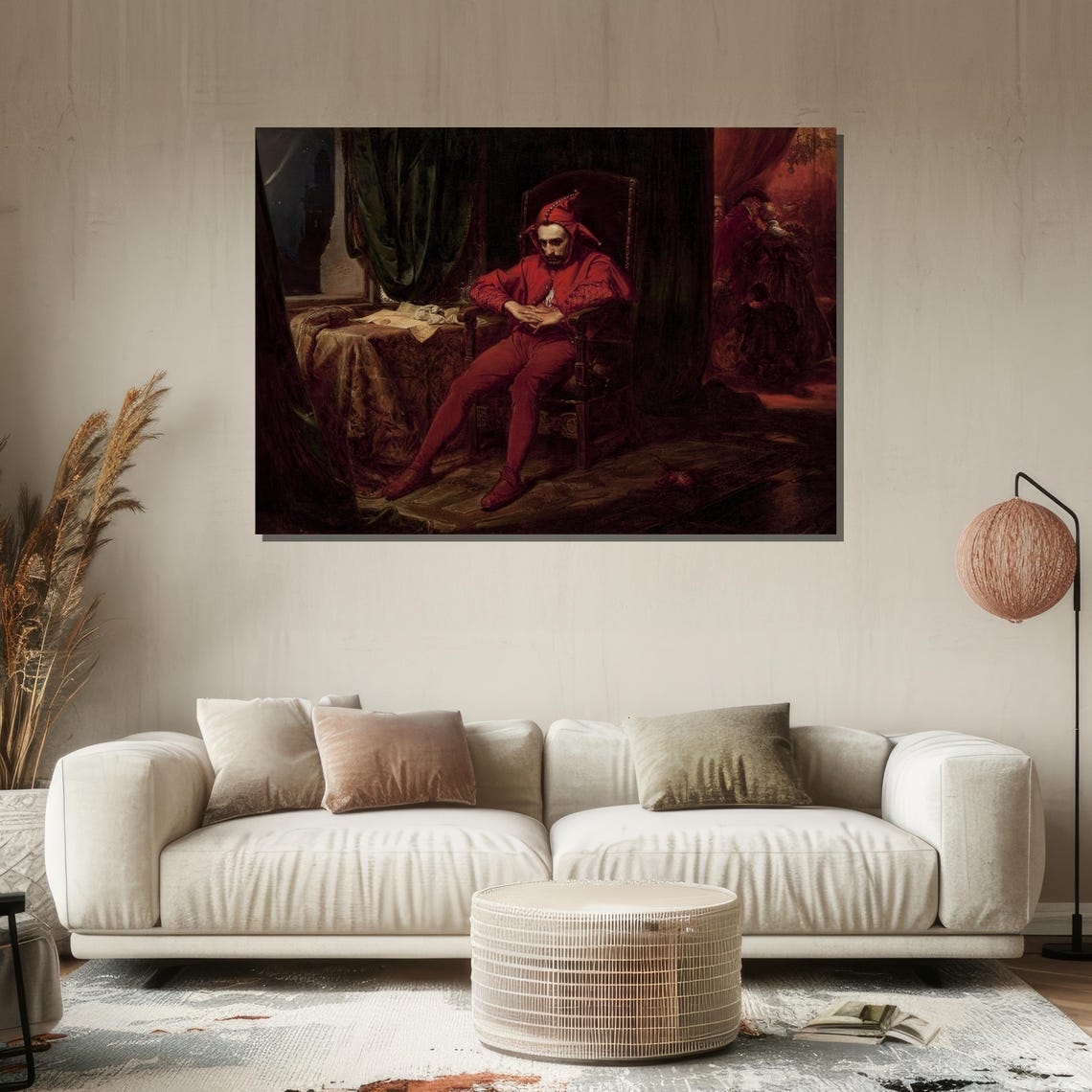 Jan Matejko Stanczyk the Sad Jester Historic Polish Painting Poster - Image 2