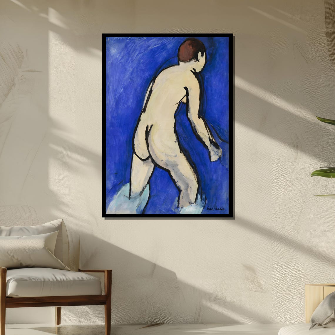 Henri Matisse Blue Nude Bather Figure Fauvist Classic Art Poster - Image 5