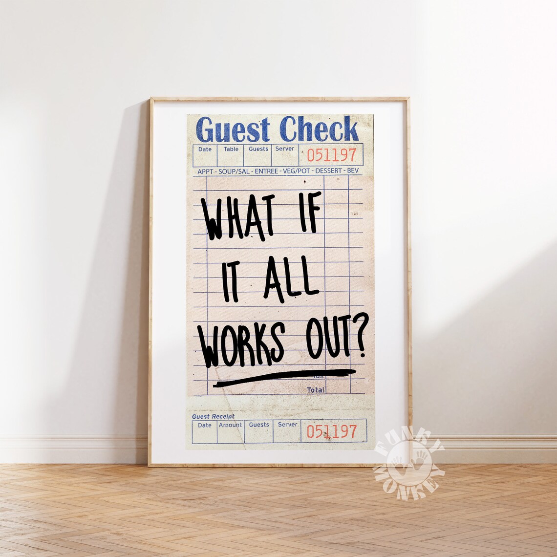 Guest Check What If It All Works Out Poster