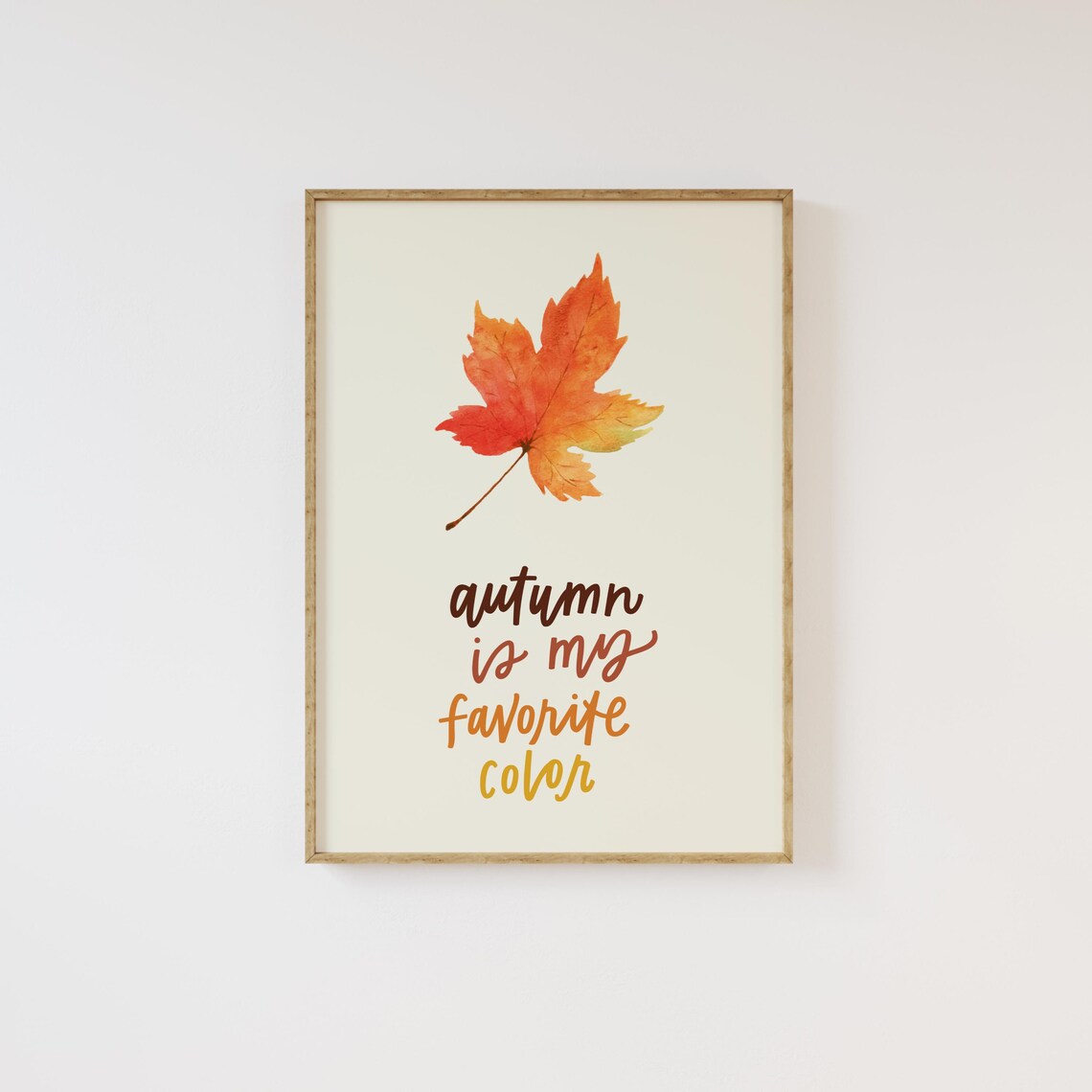 Autumn Print Cute Fall Prints Fall Gallery Wall Art Autumn Wall Art - Image 3