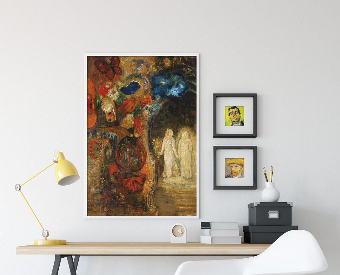 Odilon Redon Apparition 1905, Symbolist Art Print - Image 4