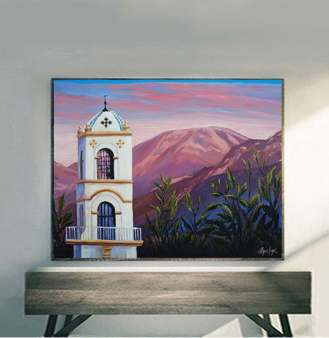Ojai Pink Moment Prints On Fine Art Paper Gallery Wrap And Gallery Wrap In Float Frame Ojai Wall Decor Topa Topa Mountains