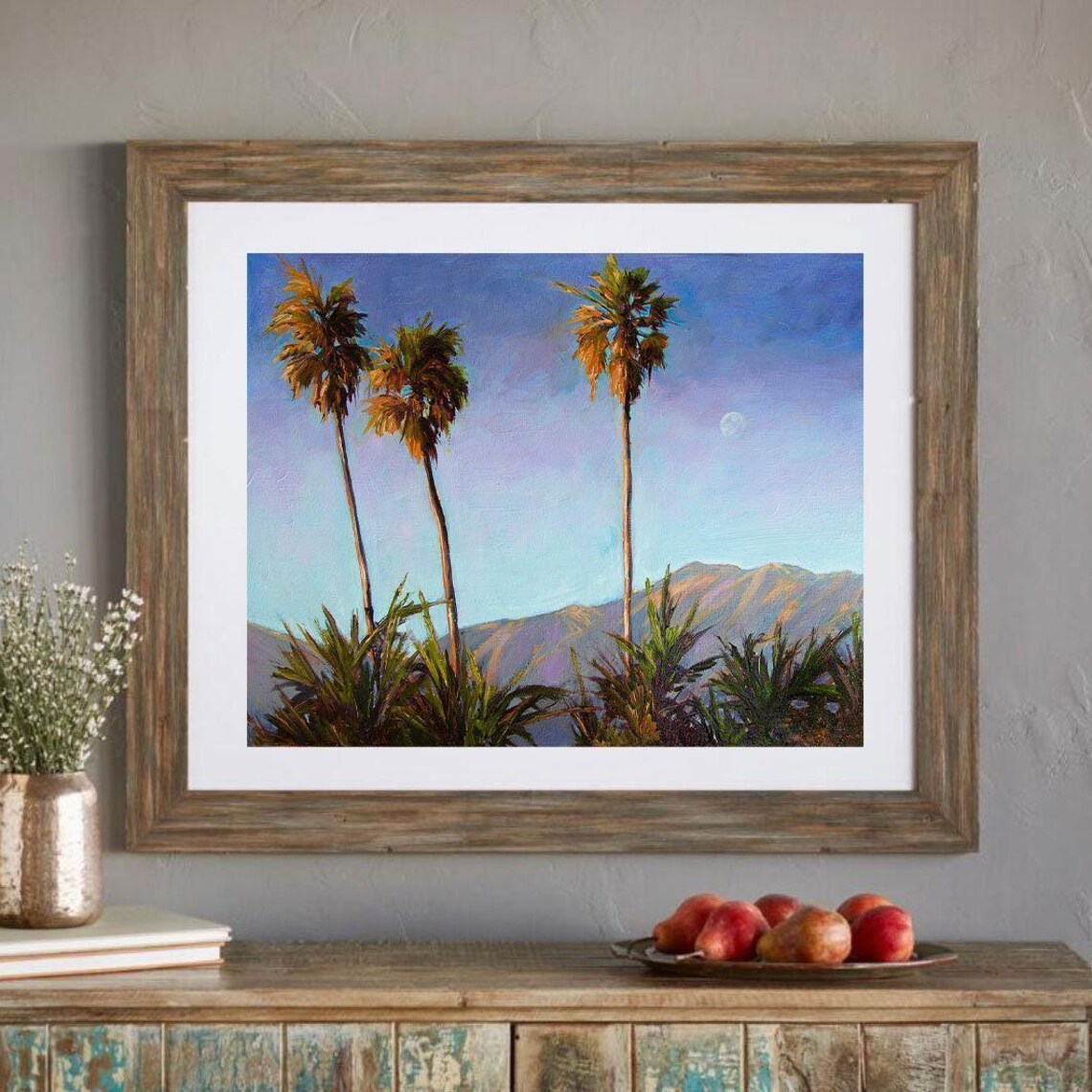 California Palms Art Print, Palm Tree Wall Decor - Image 4