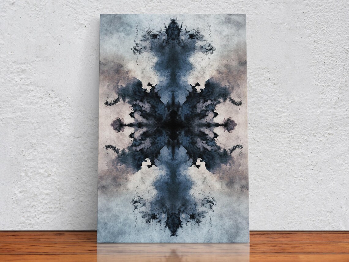 Abstract Ink Symmetry Poster Print