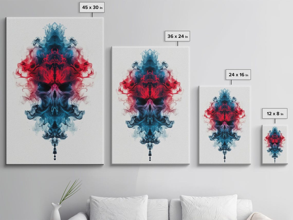 Radiant Ink Flame Design Art Print - Image 3
