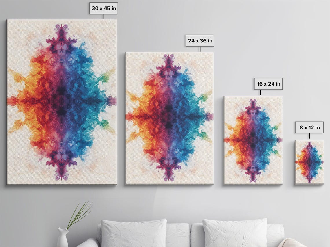 Ethereal Colorful Splash Art Print - Image 3