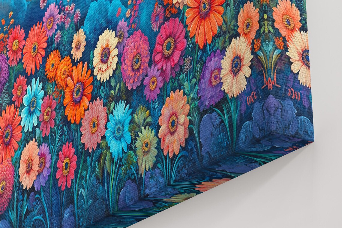 Gerbera Harmony Floral Wall Art, Elegant Print - Image 4