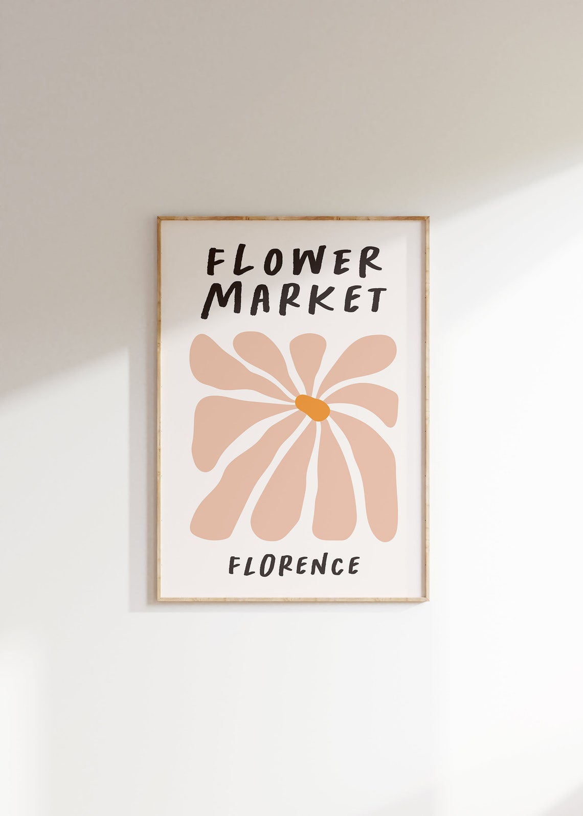 Flower Market Poster Florence Flower Market Print Abstract Floral Painting Cute Apartment Decor Abstract Floral Wall Art Matisse Print - Image 2