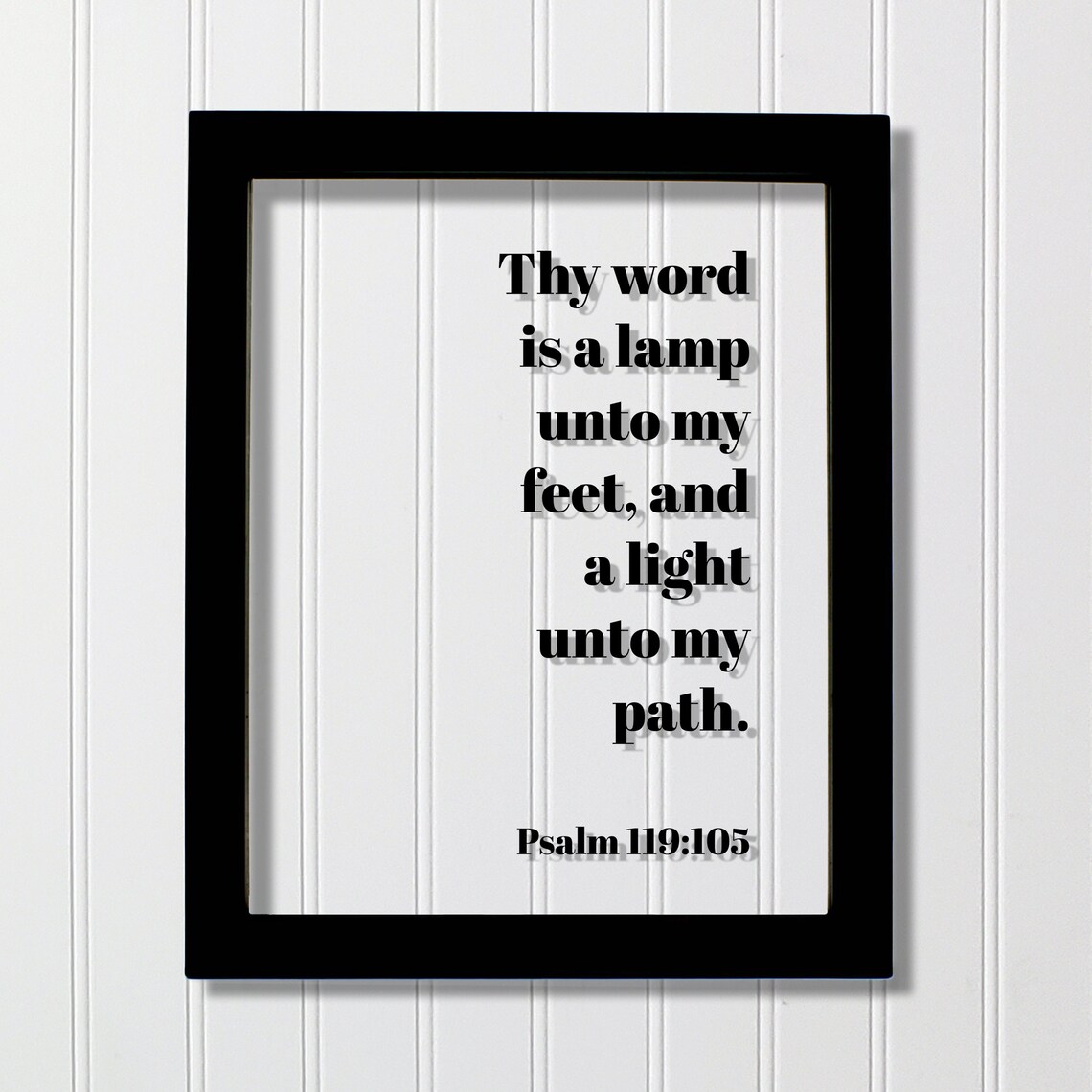 Psalm 119:105 Thy Word Is A Lamp Scripture Print