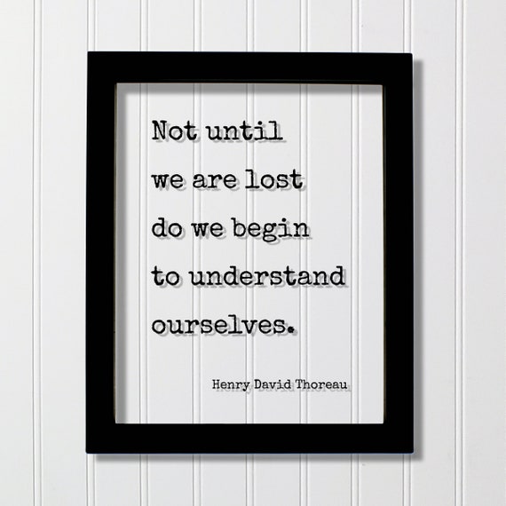 Henry David Thoreau Quote Poster, Typography Wall Art