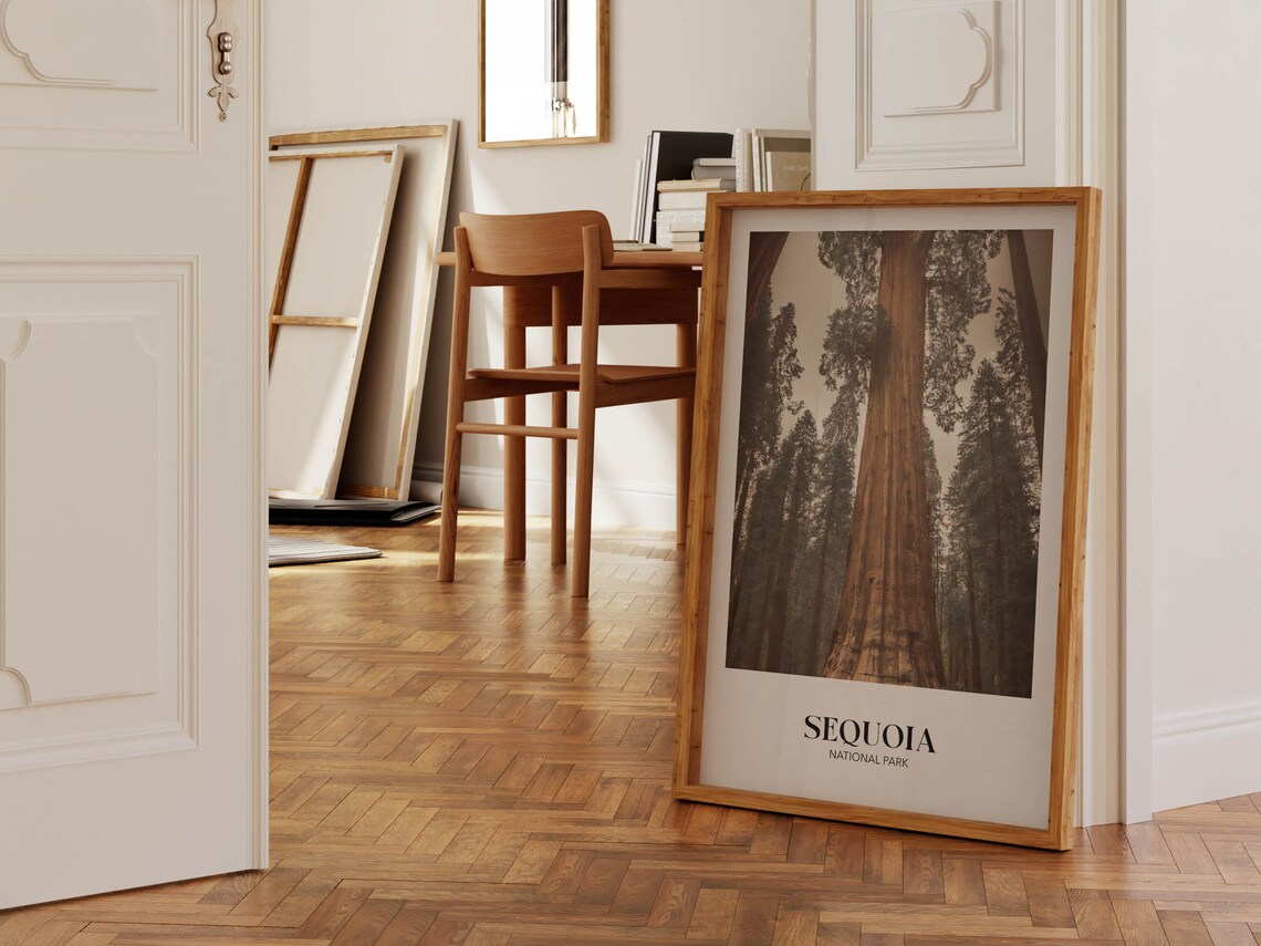 Sequoia National Park Vintage Travel Poster Art Print - Image 2