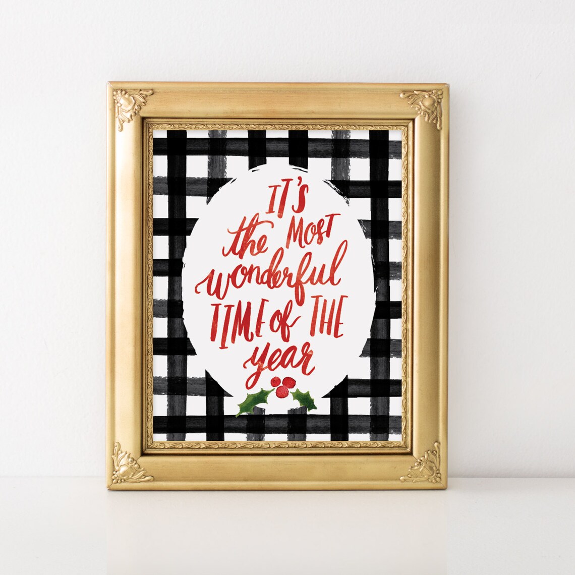 Most Wonderful Time Of Year Christmas Art Print