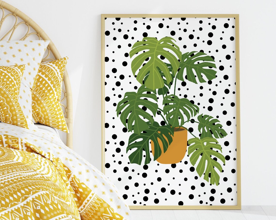 Monstera Botanical Wall Art Art Print