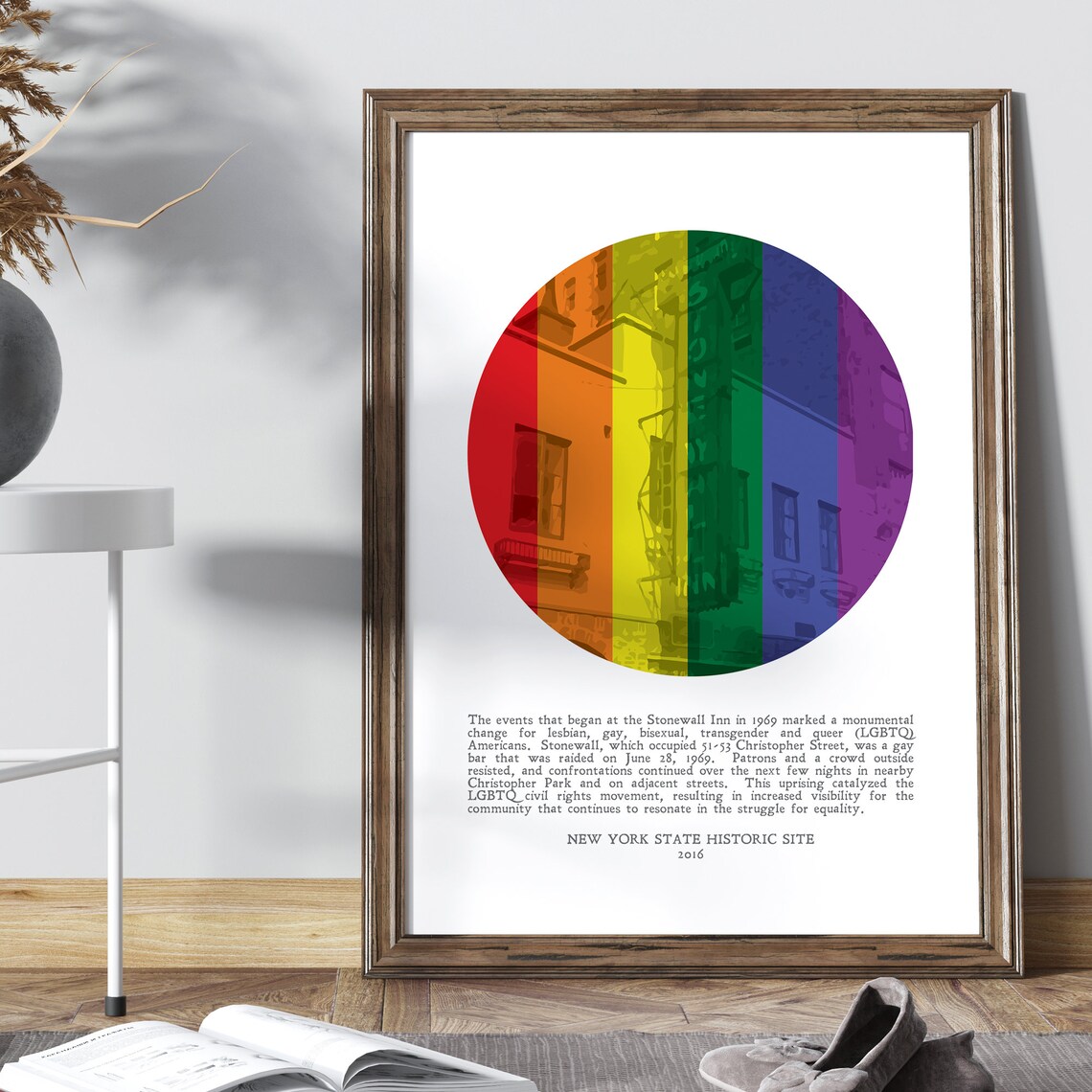 Stonewall Inn Uprising Pride Poster, LGBTQ History - Image 2