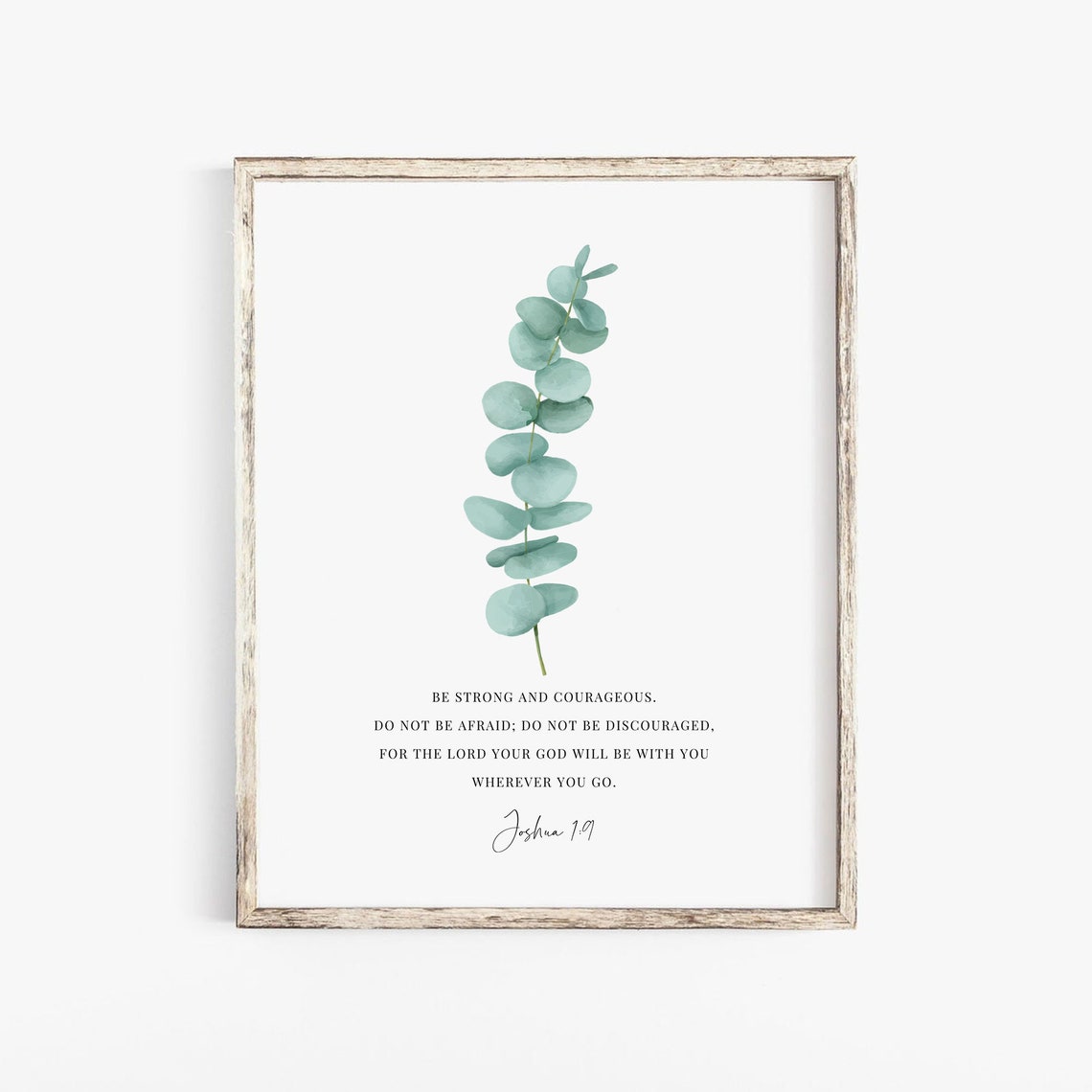 Joshua 1 9 Be Strong And Courageous, Poster - Image 2