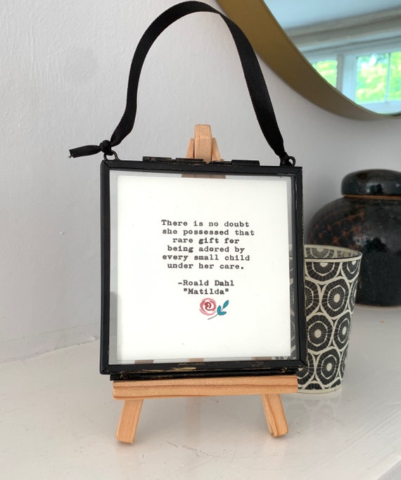 Teacher Gift Quote Typed On An Antique Typewriter